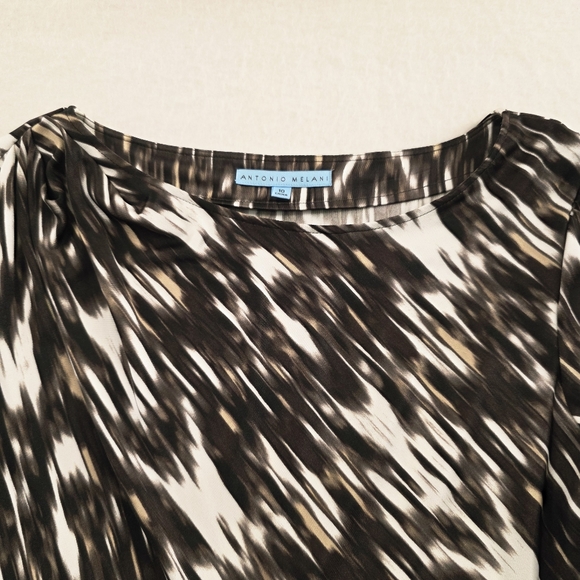 Antonio Melani Fit and Flare Jersey Dress Size 10 - Picture 7 of 8